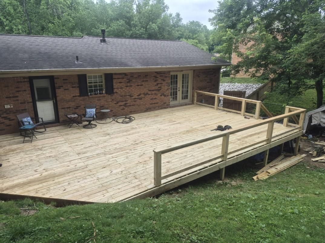 Deck & Patio Installation for Top Tier Construction in Evansville, IN