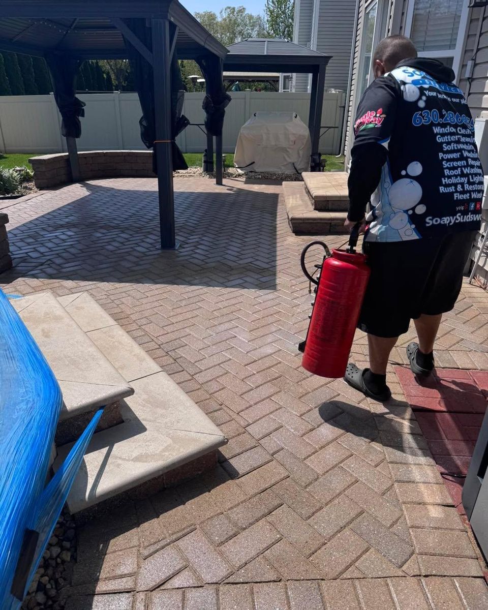 Commercial Exterior Cleaning for Soapy Suds Services in St. Charles, IL