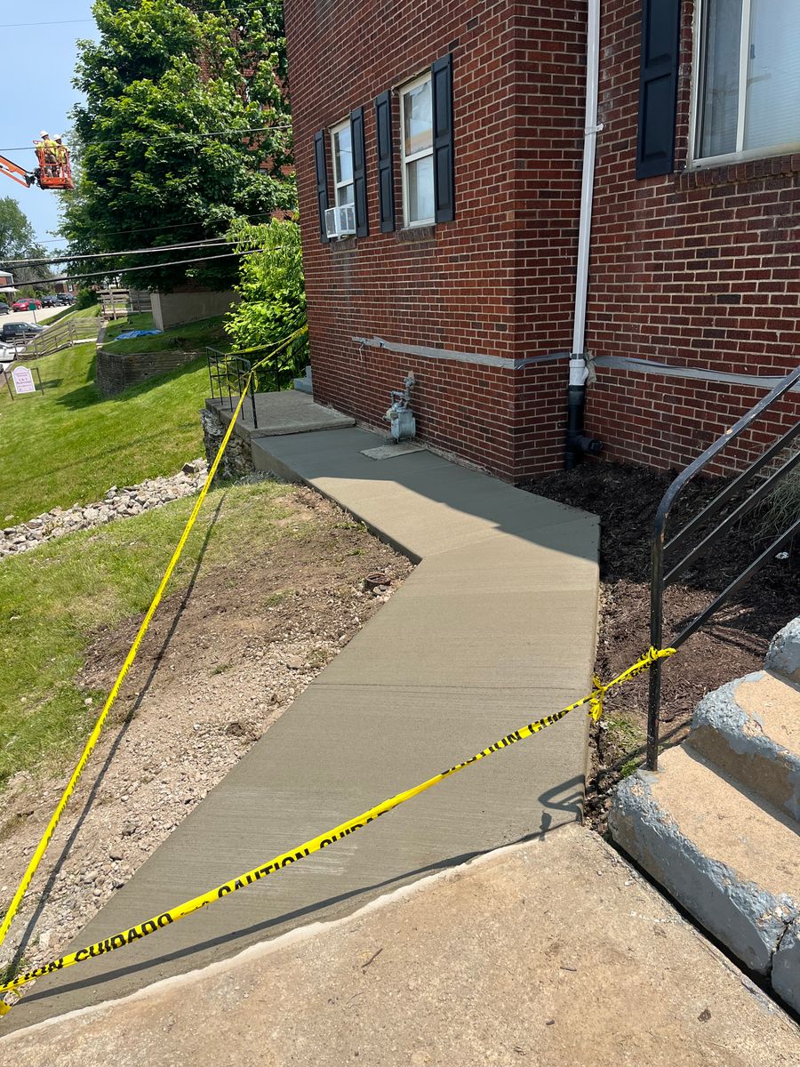 Concrete Patios for Backbone Construction Services in Clinton, PA