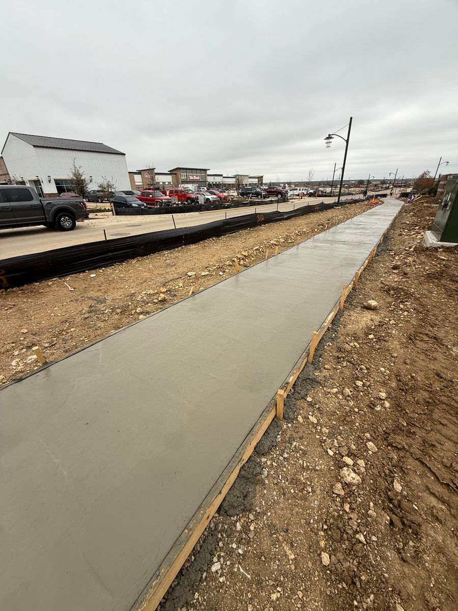 Grading for Socon Construction LLC in Dallas, TX