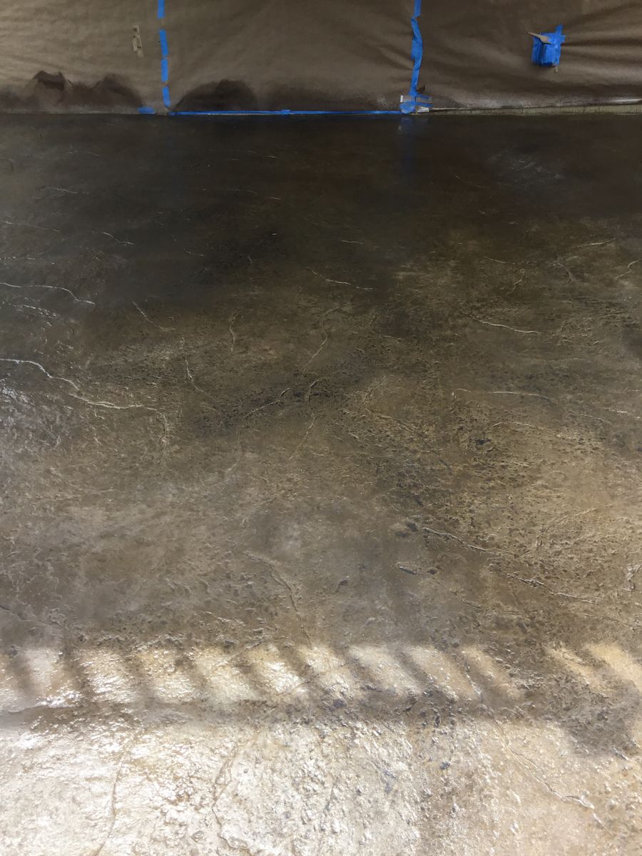 Stamped Concrete Installation for Lake Erie Companies in Grand River, OH