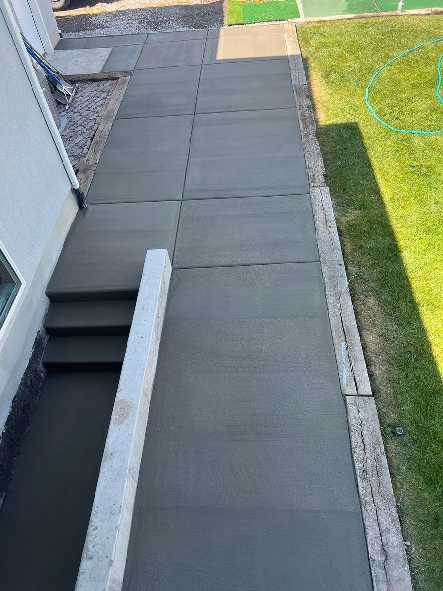 Sidewalk Installation for Feiloaki Construction  in Sunset, Utah