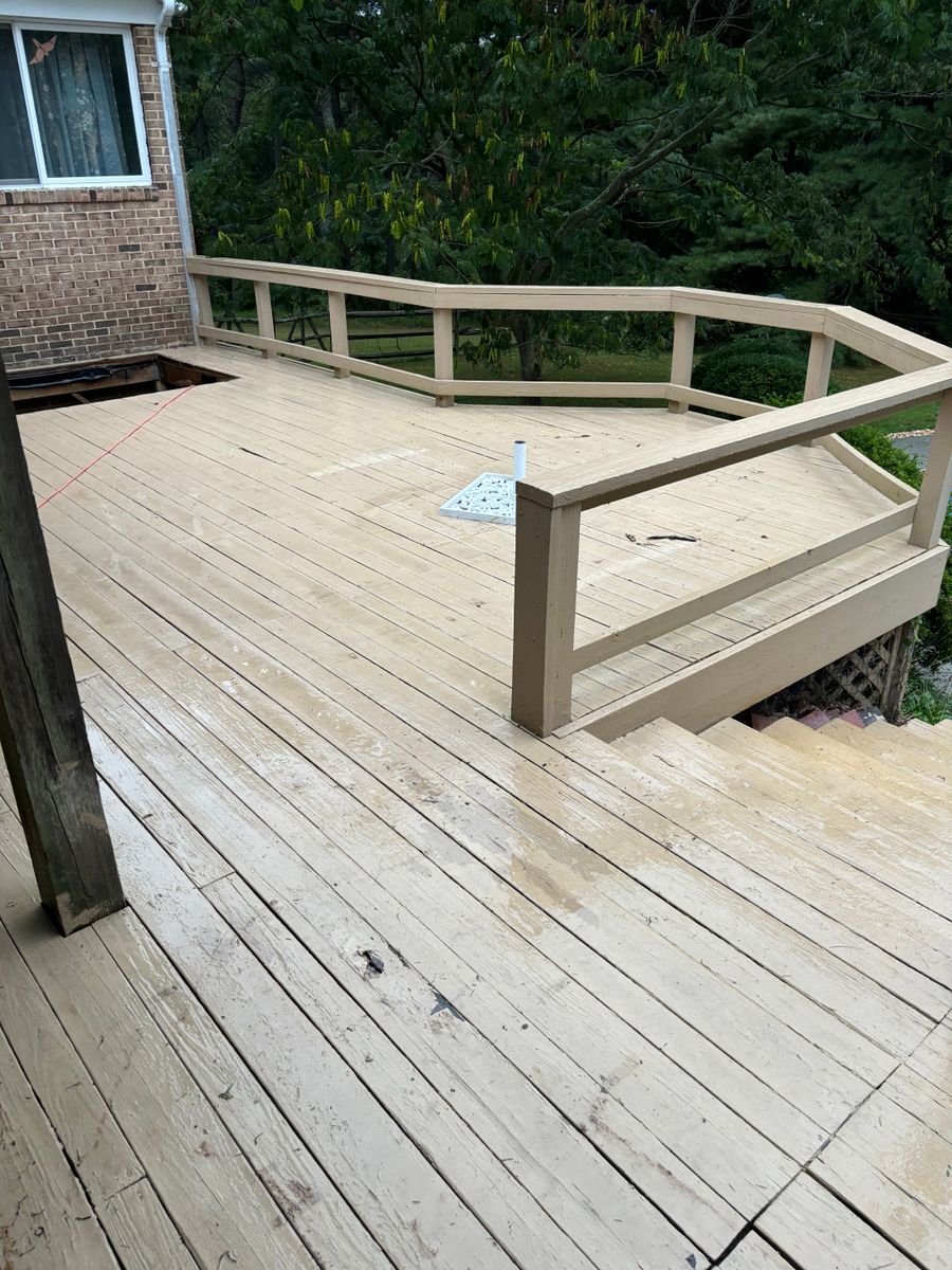Deck Repair and Replacement for Brighton Property Services in Carroll County, MD
