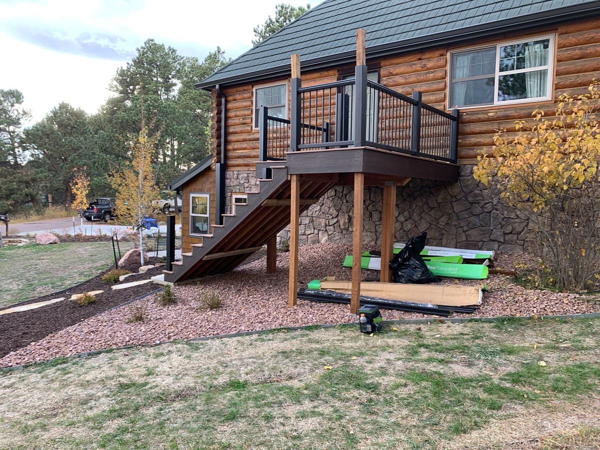 Deck & Patio Installation for Arnett Front Range Construction in Elizabeth, CO