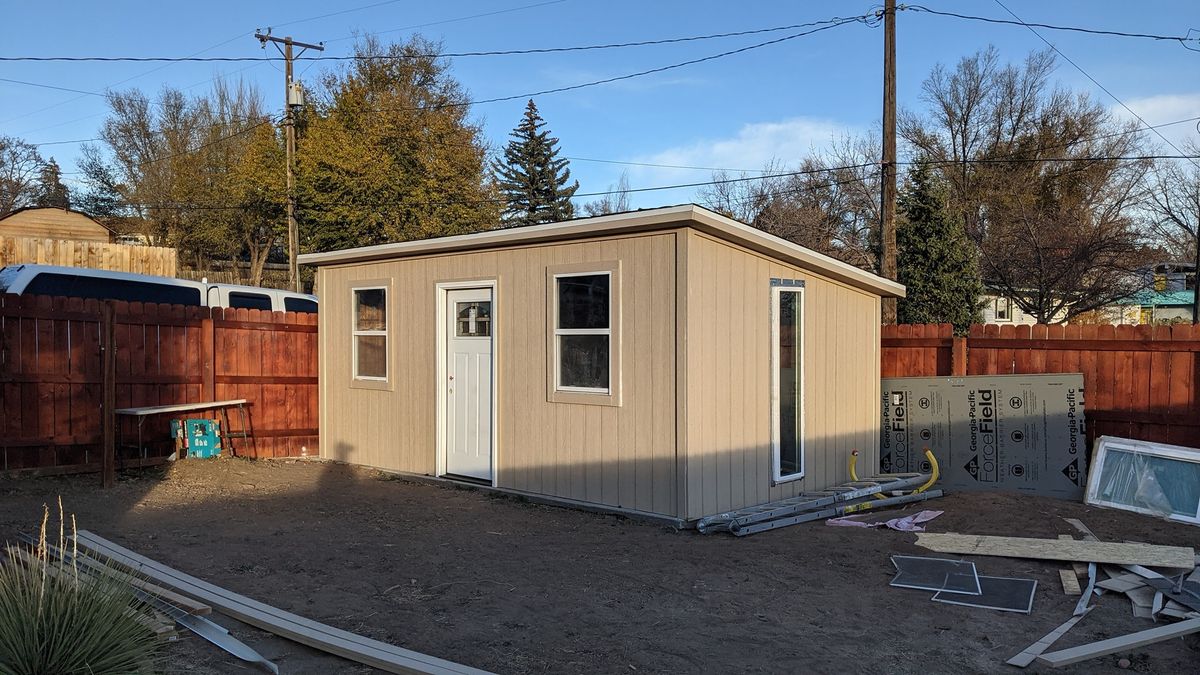 Custom Shed Construction for Happy Home Projects Co-op in Lakewood, CO