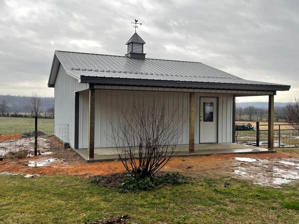 Standing Seam Metal Installation for Lumen Constructions in Lobelville, TN