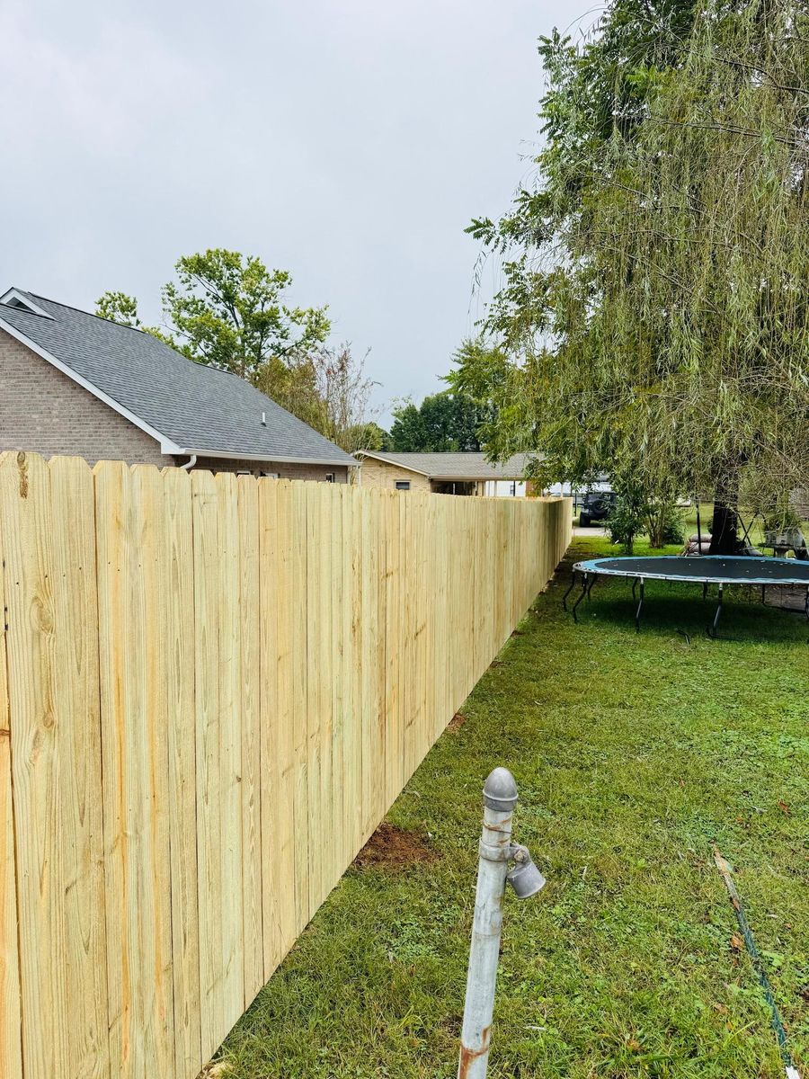 Fence Installation for Ap’s Fencing in McMinnville, TN