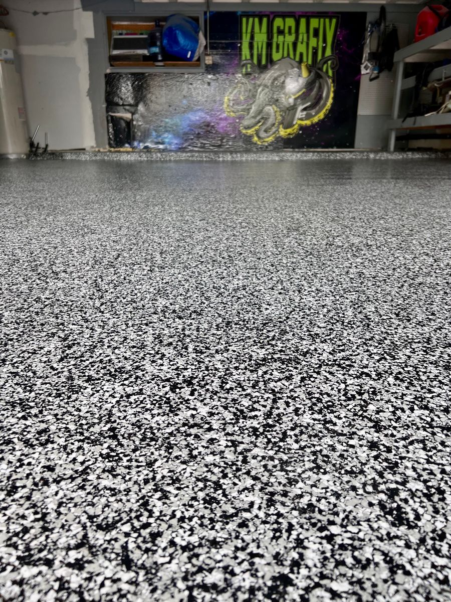 Flake System Epoxy for Imperial Wood & Epoxy Flooring in Houston, TX