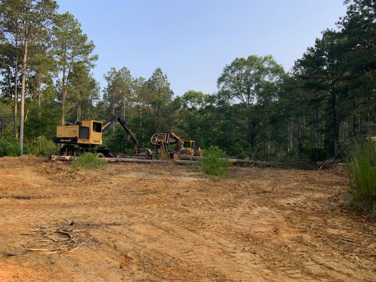 Land Clearing for Broadway & McMullen Construction in Hattiesburg, MS