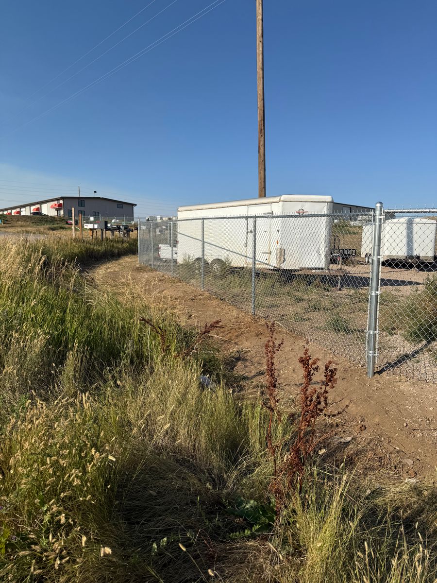 Commercial Fence for DS Industries in Gillette, WY