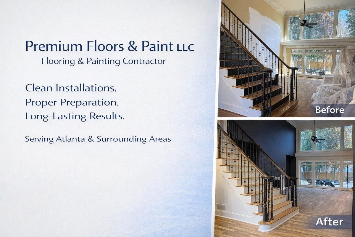 Flooring Installation for Premium Floors & Paint LLC in Norcross, GA