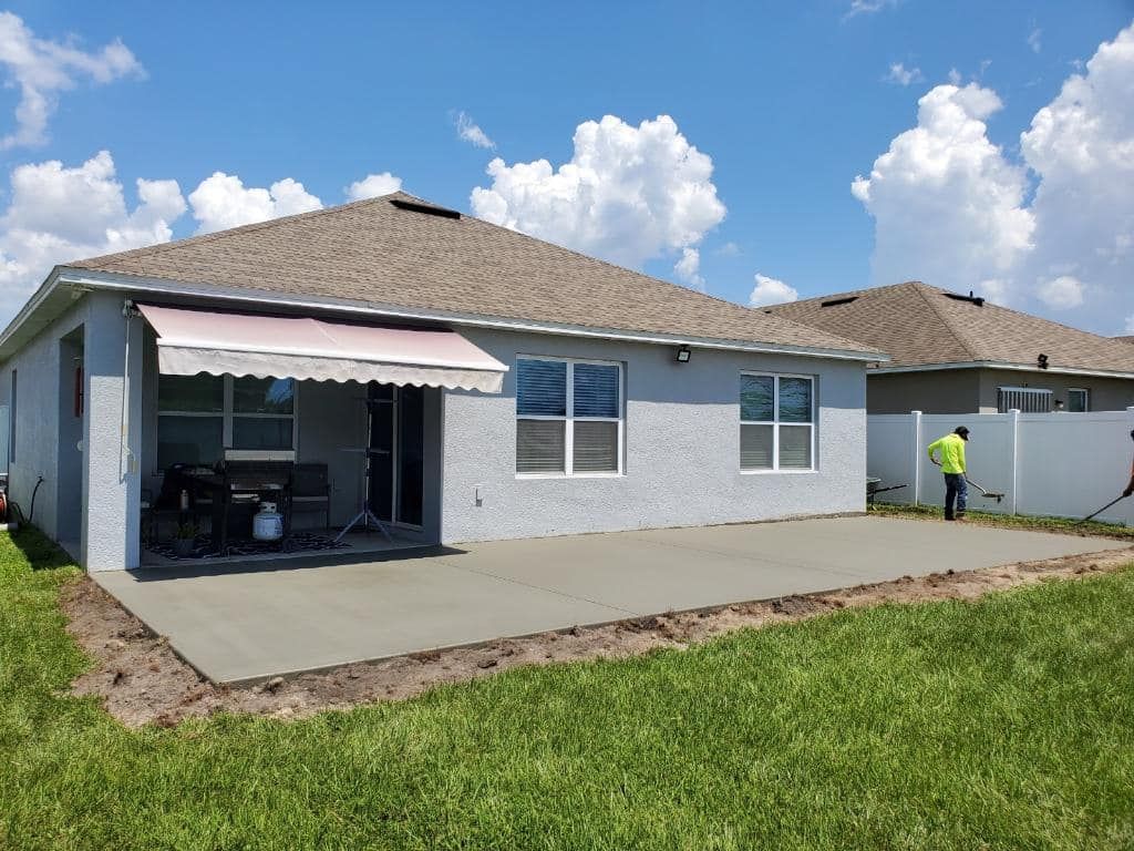 Sidewalk Installation for Florida Universal Concrete in Lakeland, FL