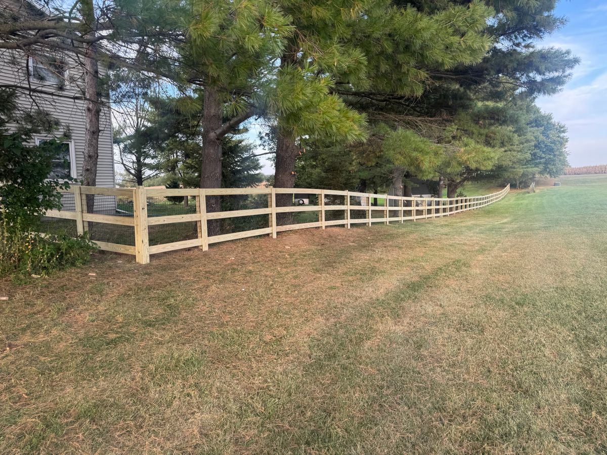 Fence Installation & Repairs for Risner Construction in De Motte, IN