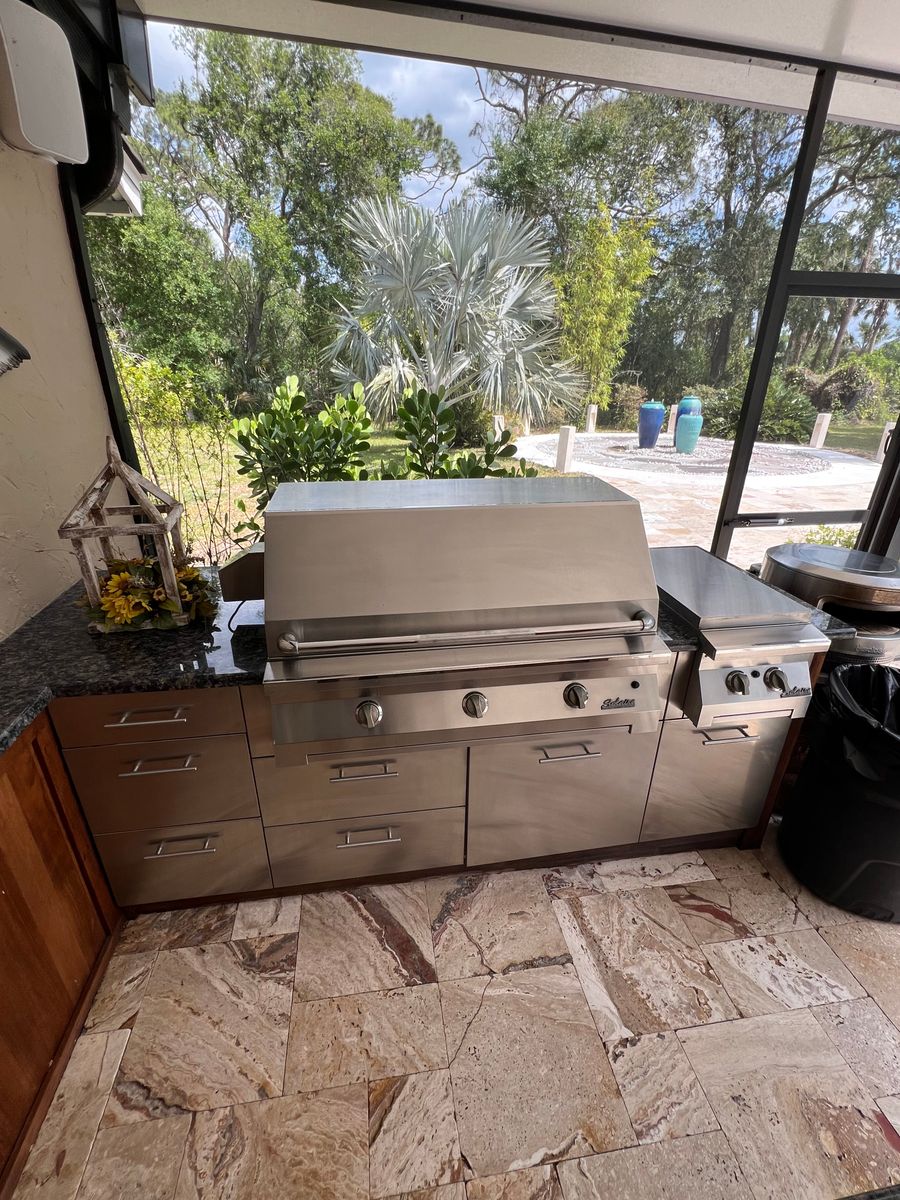 Outdoor Kitchen Polish for My Soft Wash Guys in Venice, FL