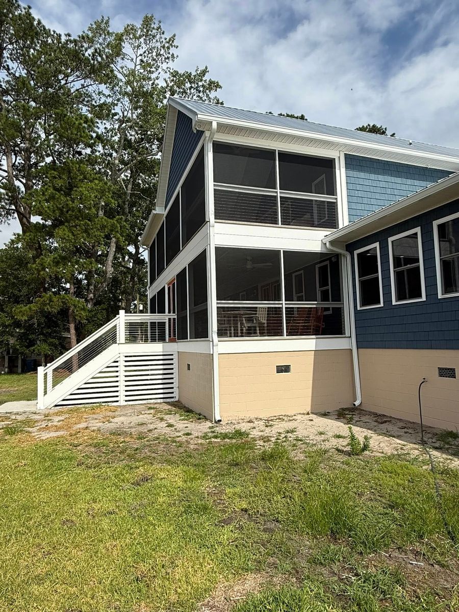 Deck & Patio Installation for Hudnell Construction in Belhaven, NC