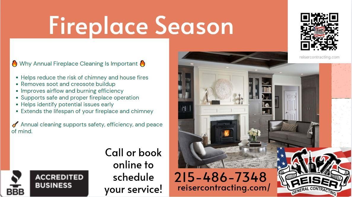 Fireplaces & Chimneys for Reiser General Contracting in Fairless Hills, PA