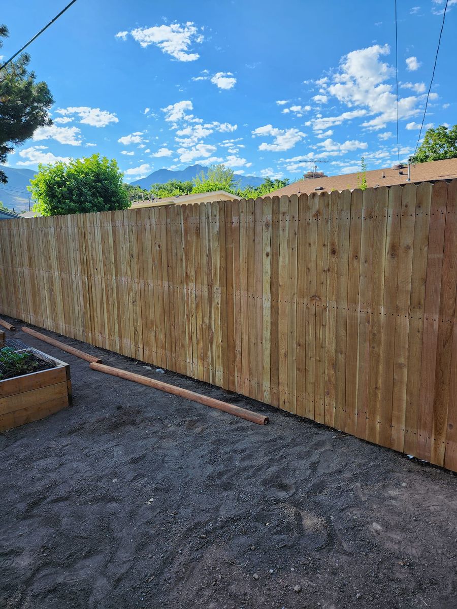 Wood Fencing for BMG Fencing in Clearfield, UT