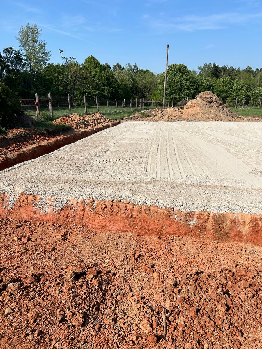 Land Grading for CST Dirt Solutions in Rowan, NC