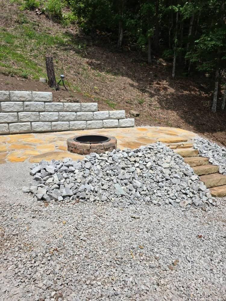 Hardscaping for Williams Lawn and Land in Sharps Chapel, TN
