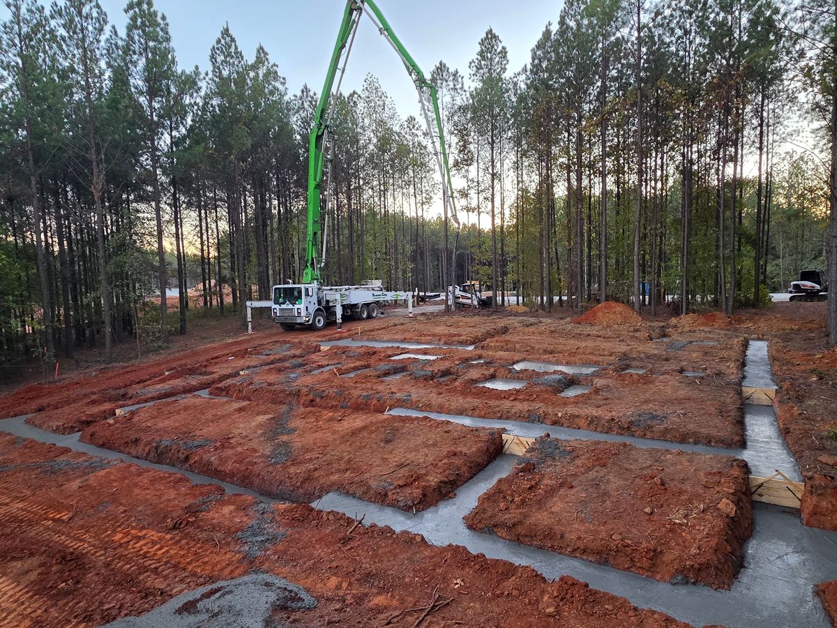 Foundation Digging for H&H Earthworks in Decherd, TN