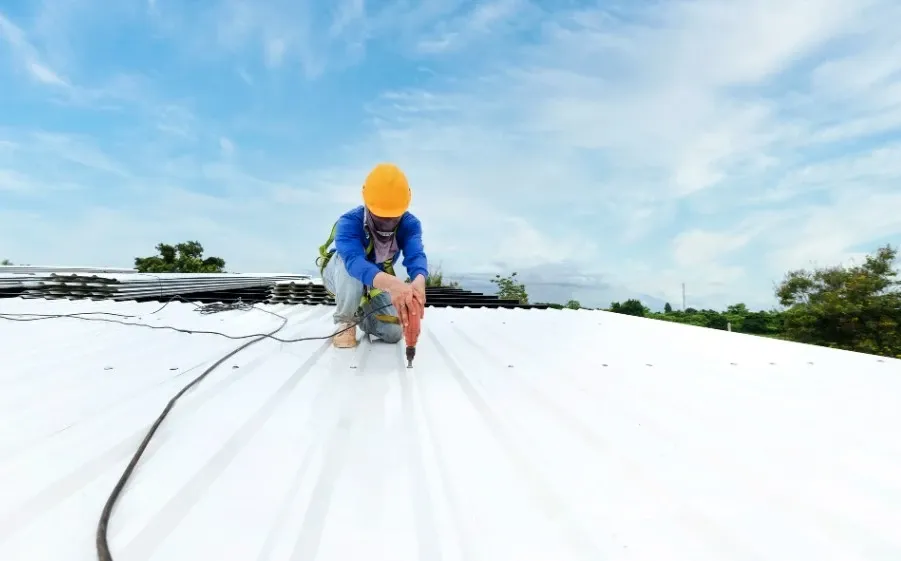 Commercial roofing repair for Certified Roofing Solutions Inc. in Marietta, GA