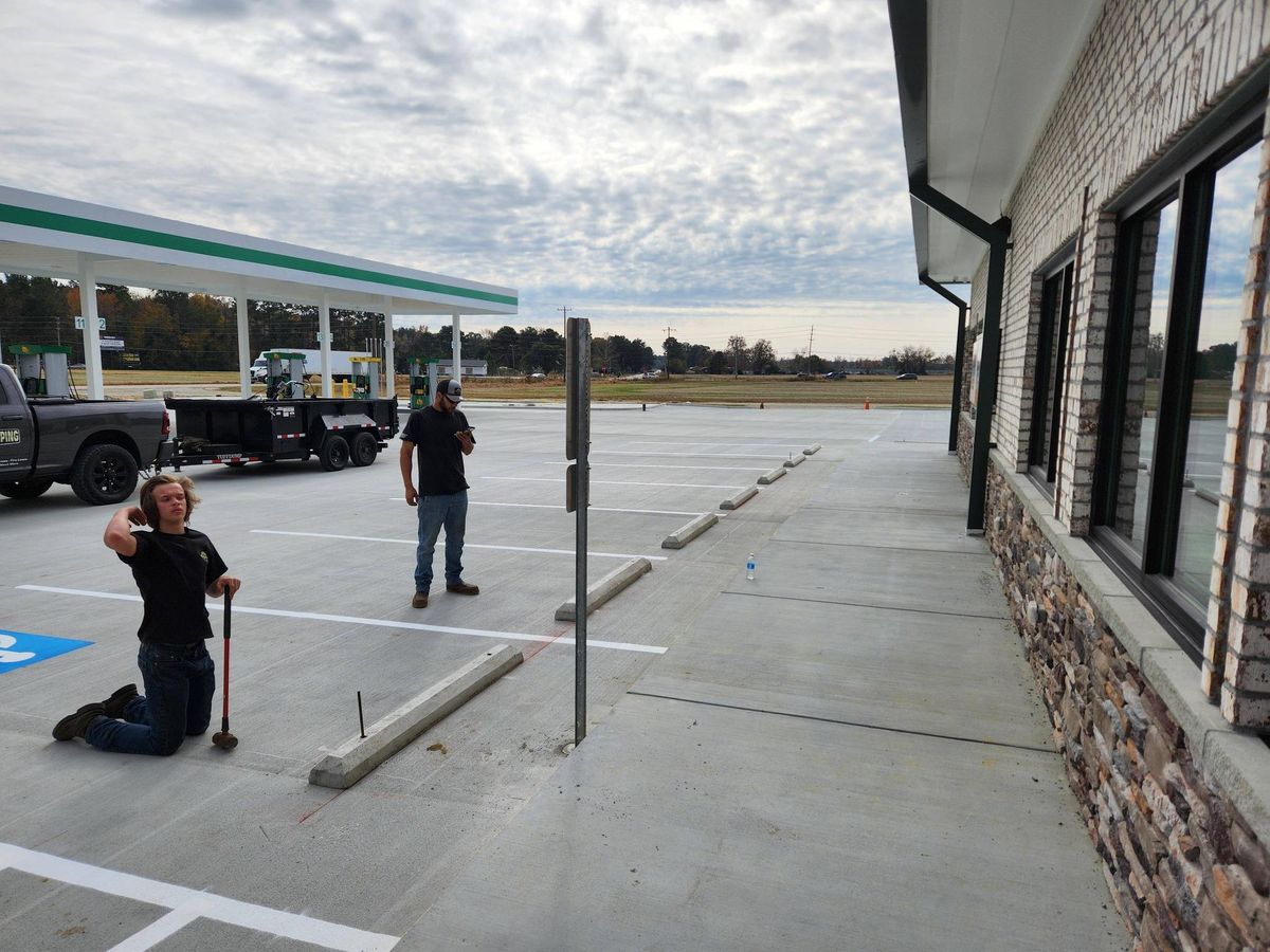 Parking Lot Stripping for Southeast Sealing & Striping in Bladenboro, NC