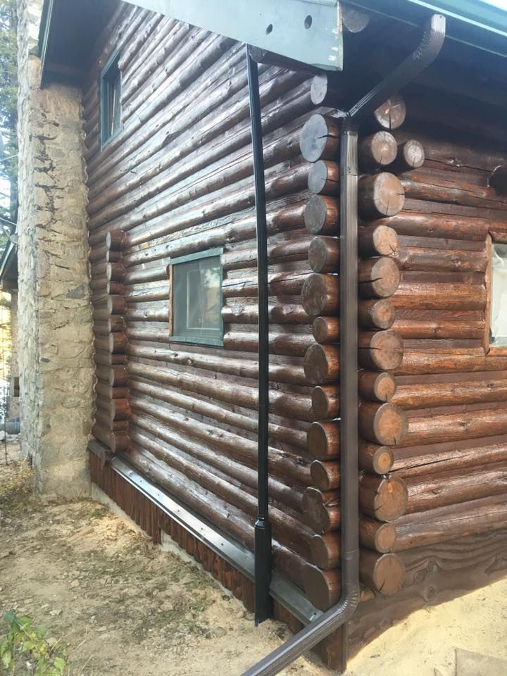 Staining for True Blue Logworks LLC in Corvallis, MT