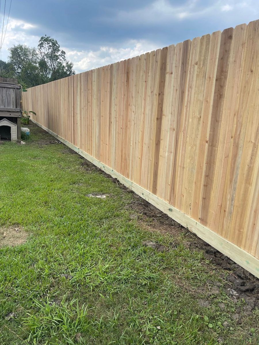 Fence Installation for Longhorn Fence & Land Development in Webster, TX
