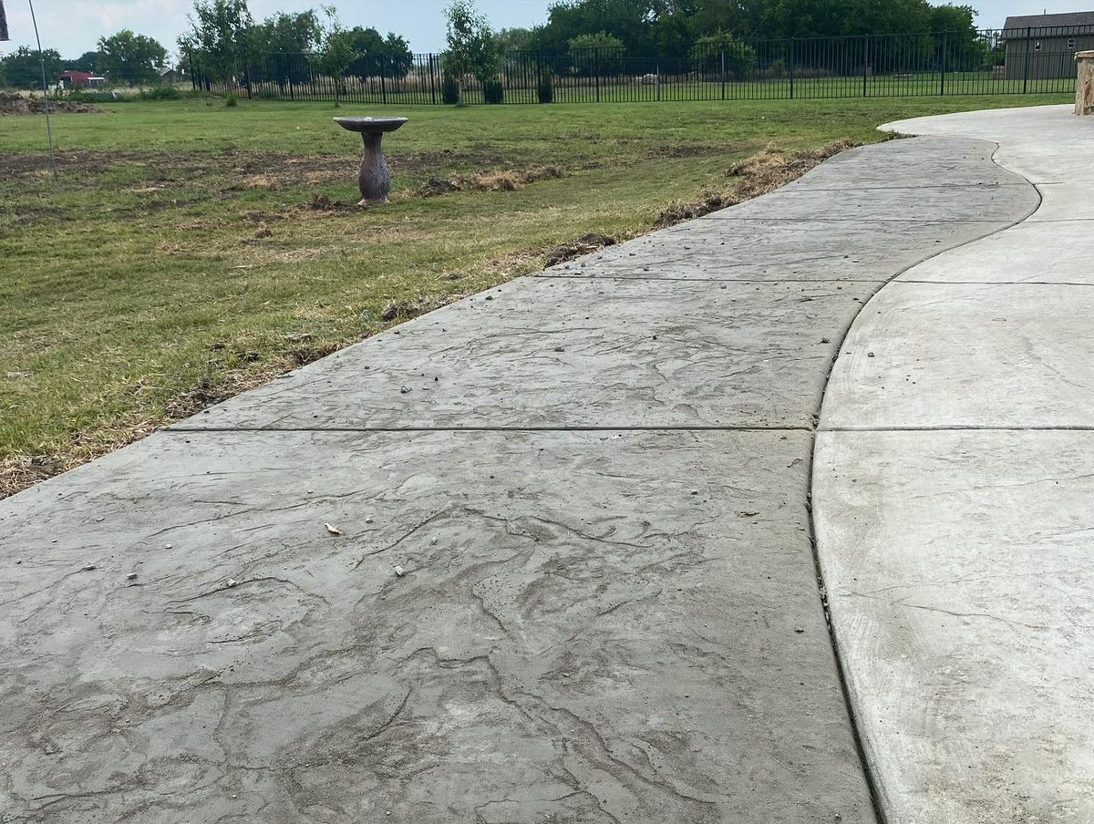 Patios for G2 Custom Concrete in Dallas, TX