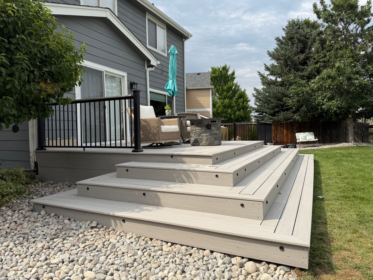 Deck & Patio Installation for Arnett Front Range Construction in Elizabeth, CO