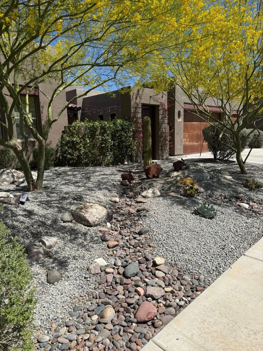 Mulch Installation for LM Landscapes & Irrigation LLC Verified Account in Marana, AZ