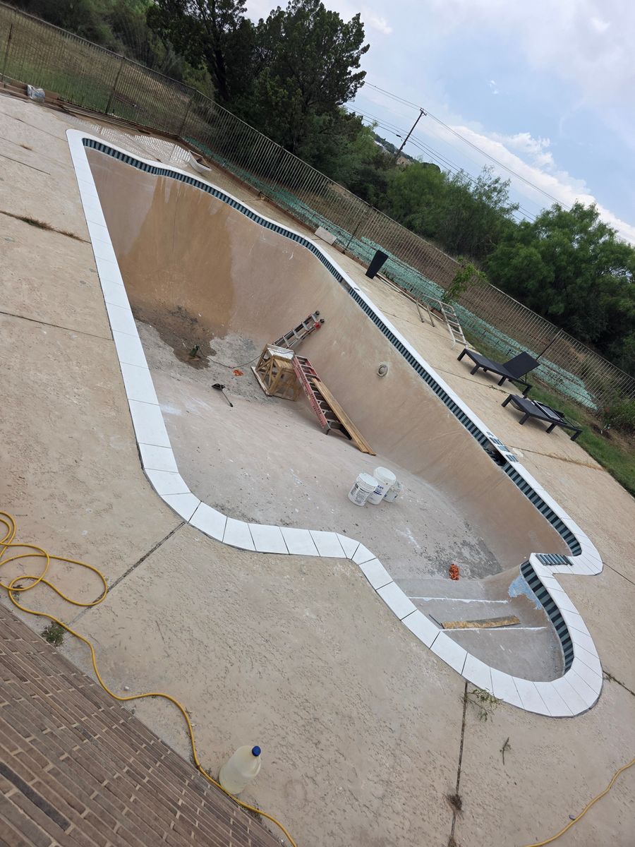 Pool Remodeling and Rennovation for JT Pools in Midland, TX