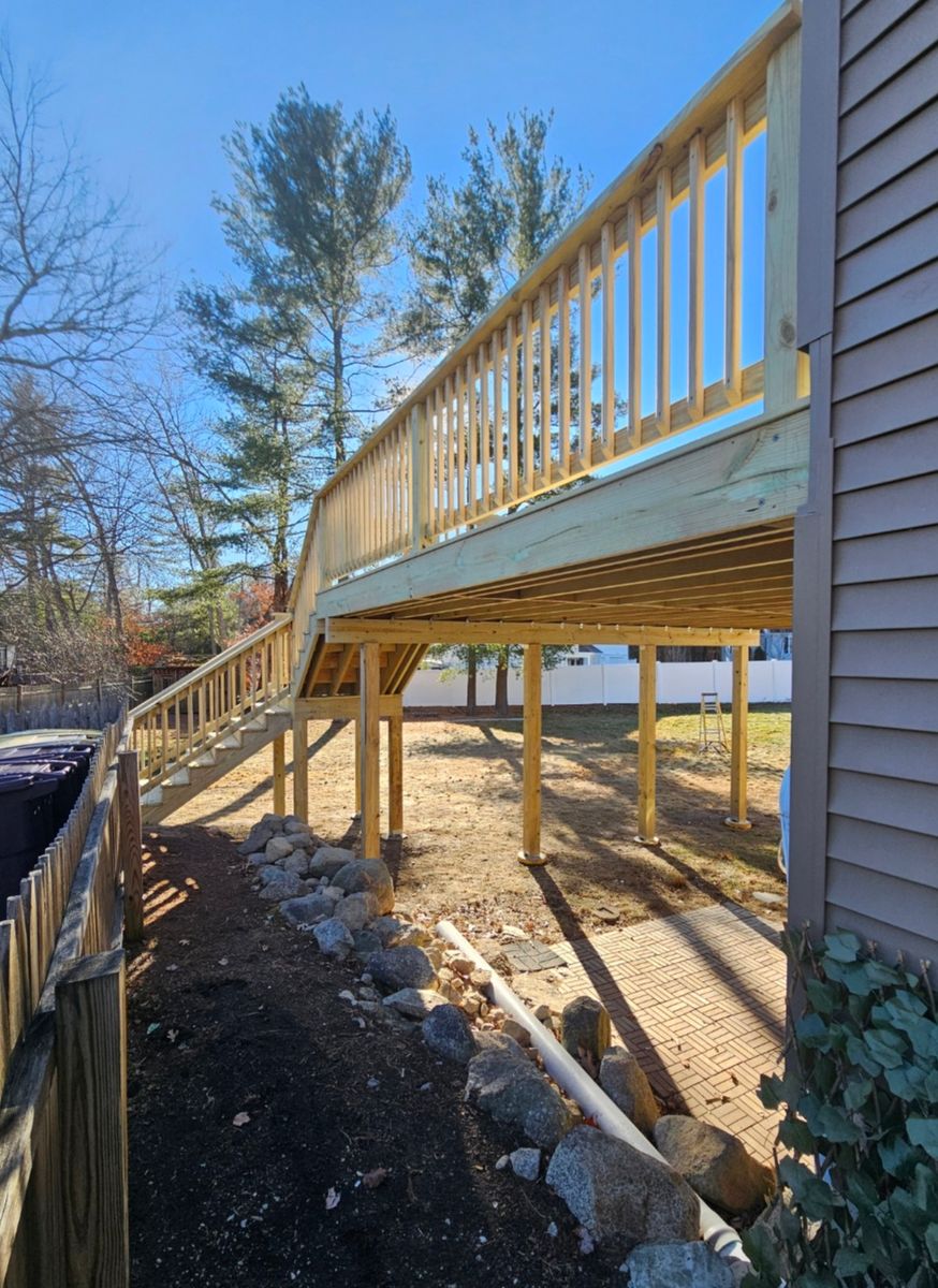 Deck Craftsmanship Services for South Coast Decks LLC in Mansfield, MA
