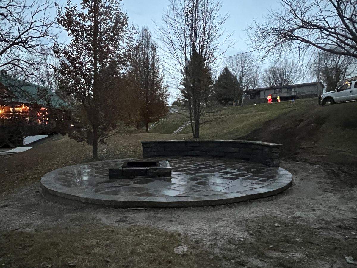 Fire-Pits Installation for Simple Life Landscaping, LLC in , 