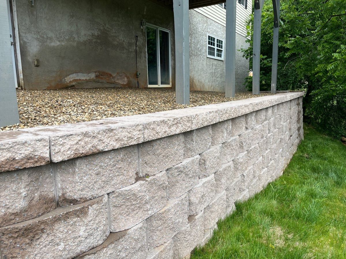 Retaining Walls, Walkways and Patios for HG Landscape Plus in Asheville, NC