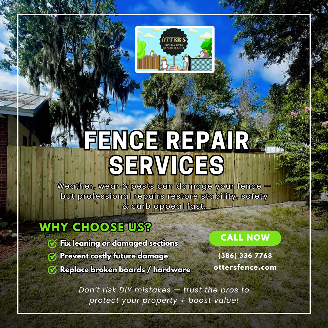 Fence Installation for Otter's Fence & Gate Repair Service in Palatka, FL