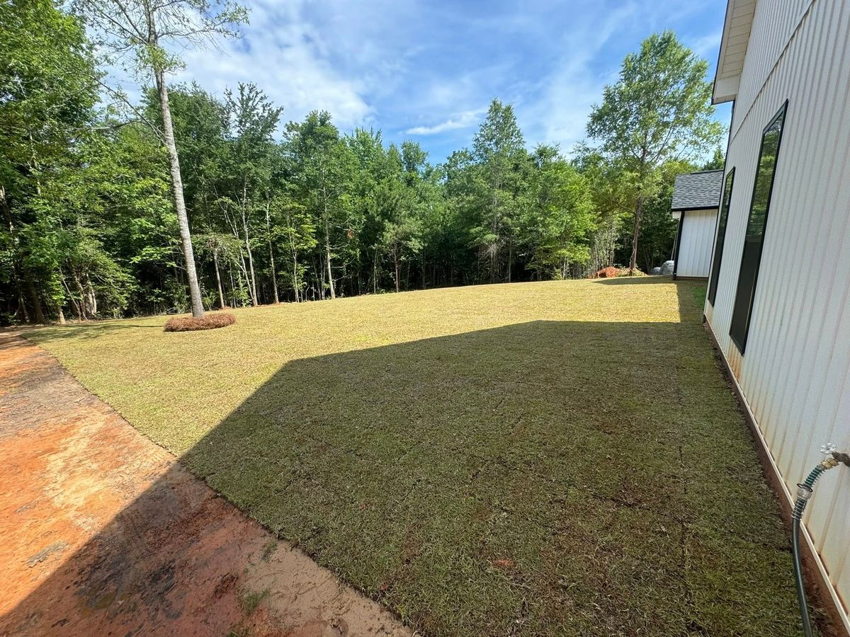 Sod Install for Trophy Outdoor Solutions in Lexington, SC