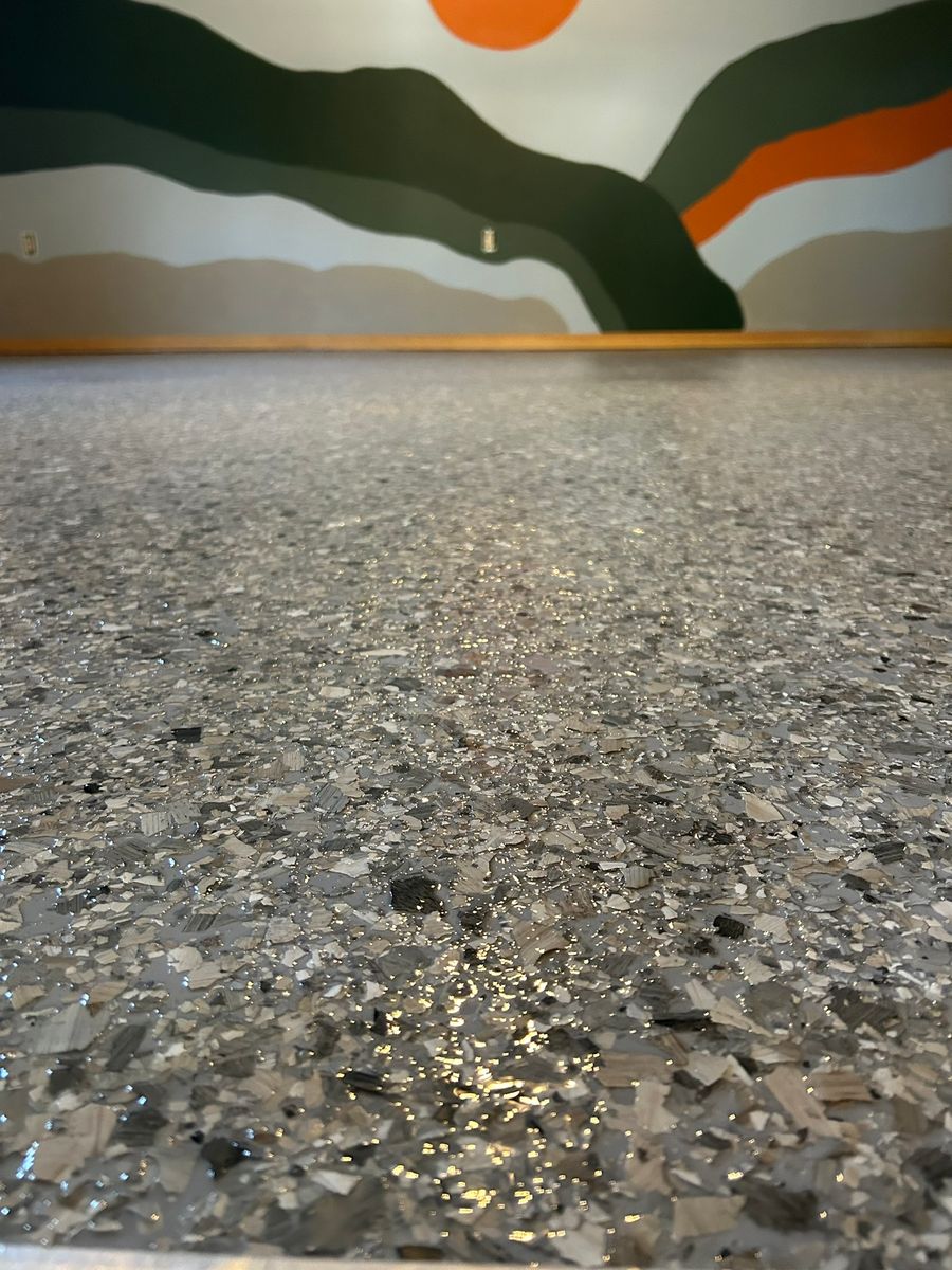 Epoxy Flooring for Rockstarz Concrete Design in Spearfish, SD