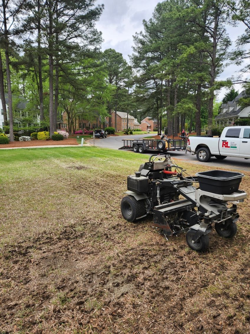 Lawn Aeration for RightLane Turf Management LLC in Wilson, NC