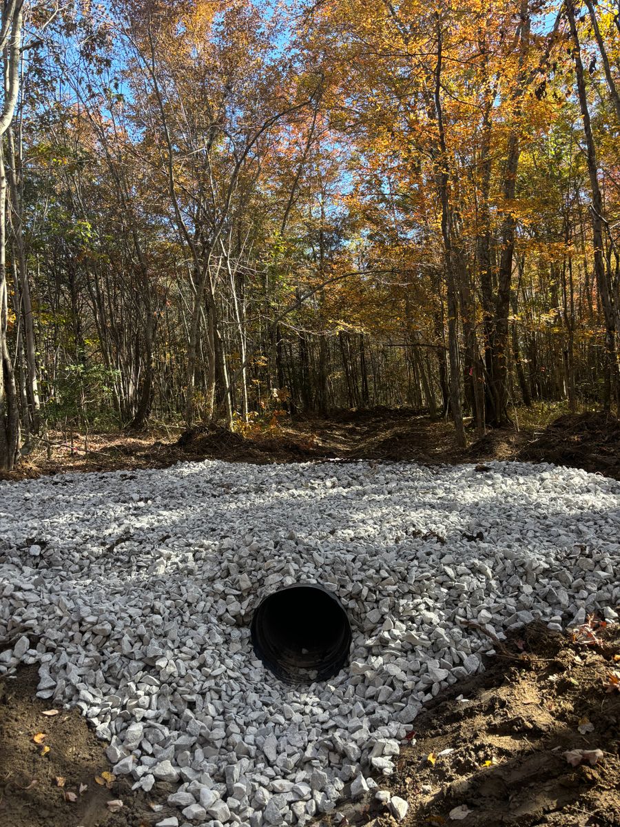 Drainage Installation for TD Dirtworks in Tracy City, TN