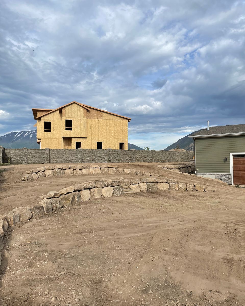 Site Preparation for Premier Rockwall & Excavating in Utah County, UT