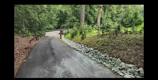 Grading for G. White Construction in Orange, VA