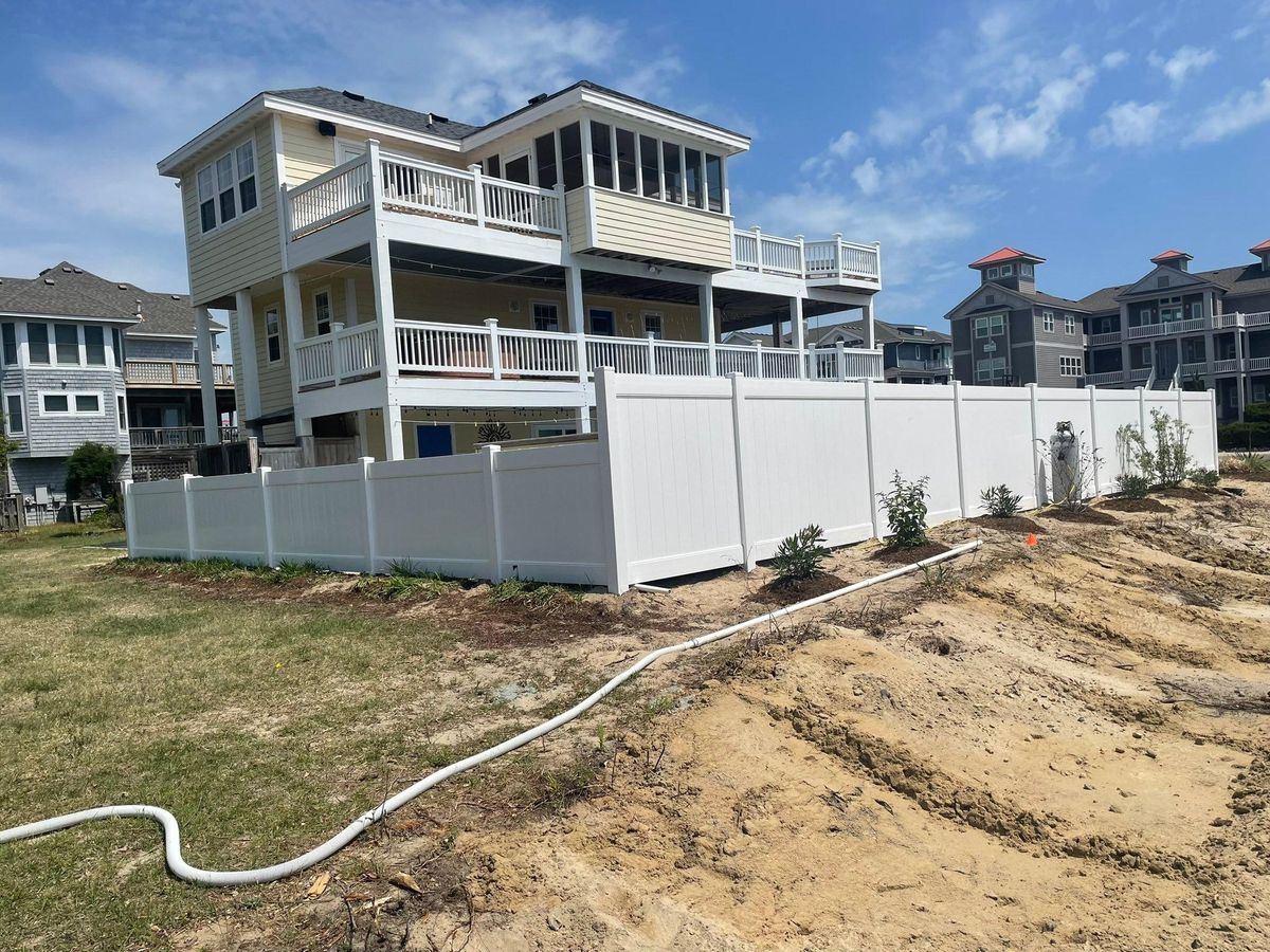 Vinyl Fencing for Sea Level Fence in Virginia Beach, VA