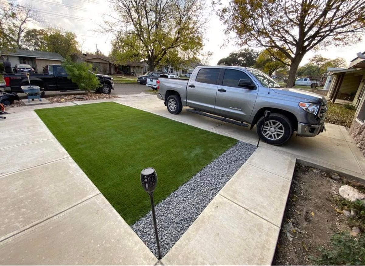 Turf Installation for Creative Edge Co. in San Antonio, TX
