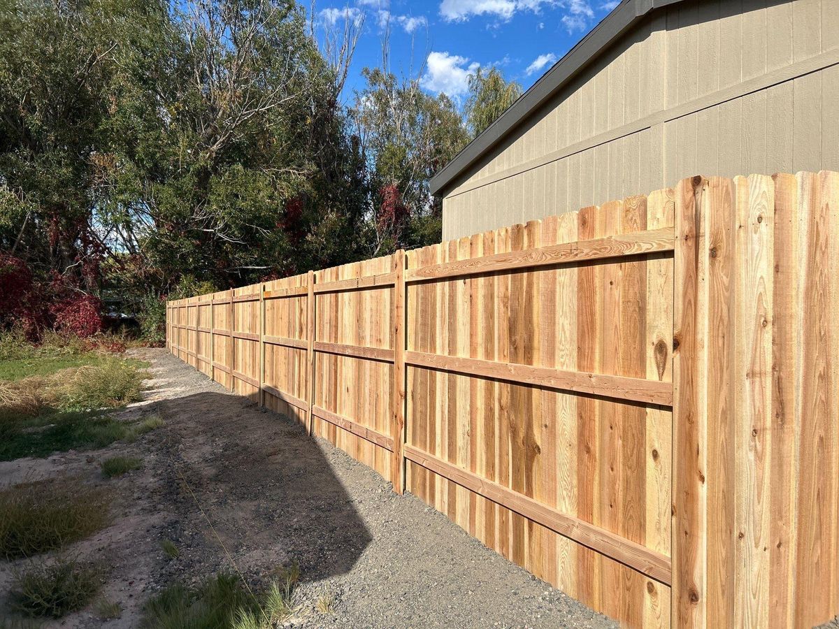 Wood Privacy Fence  for T&H Outdoor Services in Twin Falls, ID