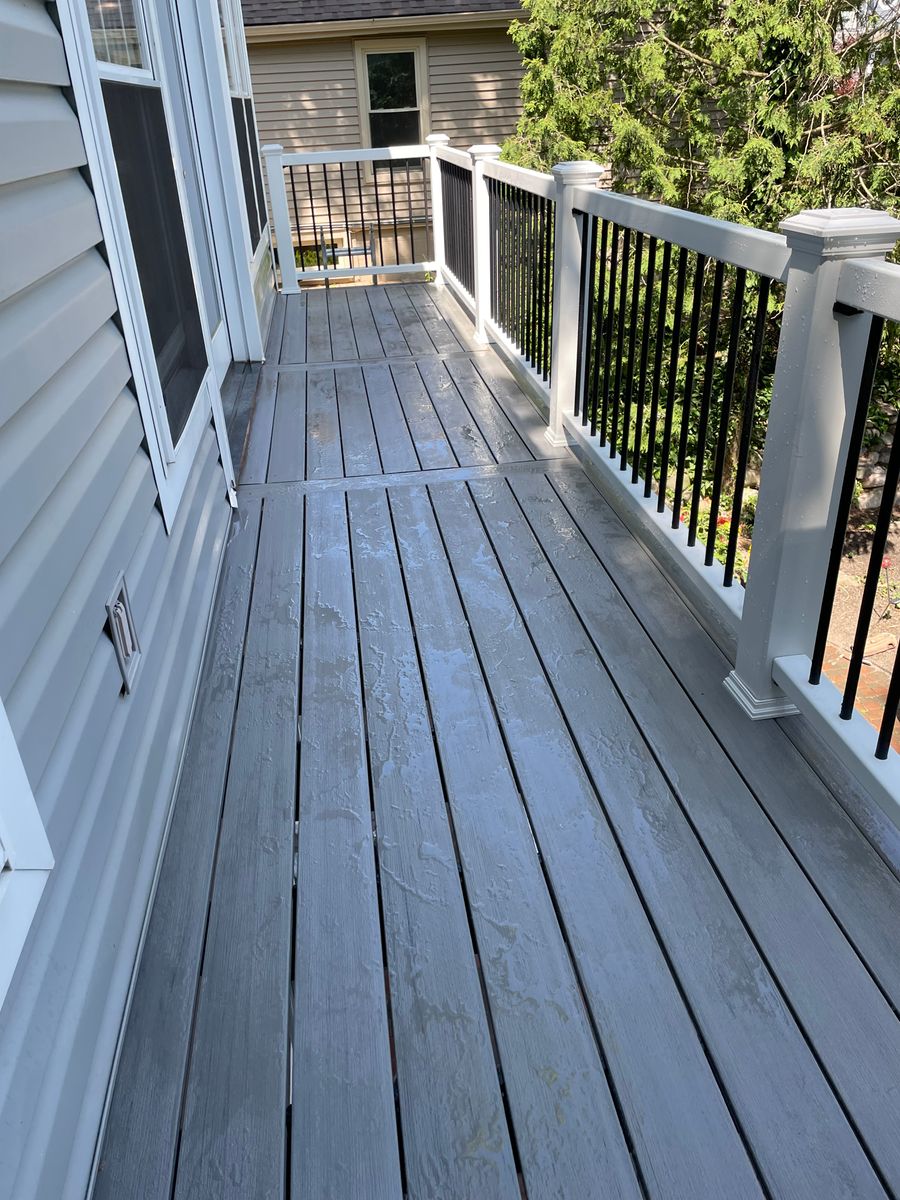 Deck Installation for Willson's Contracting in Davison, MI