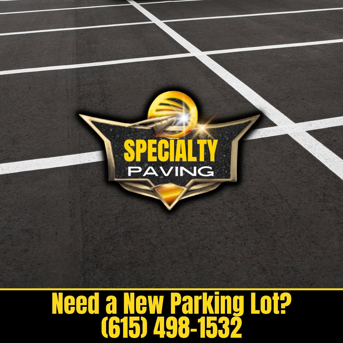 Asphalt Parking Lot Construction for Specialty Paving and Sealcoating in Gallatin, TN