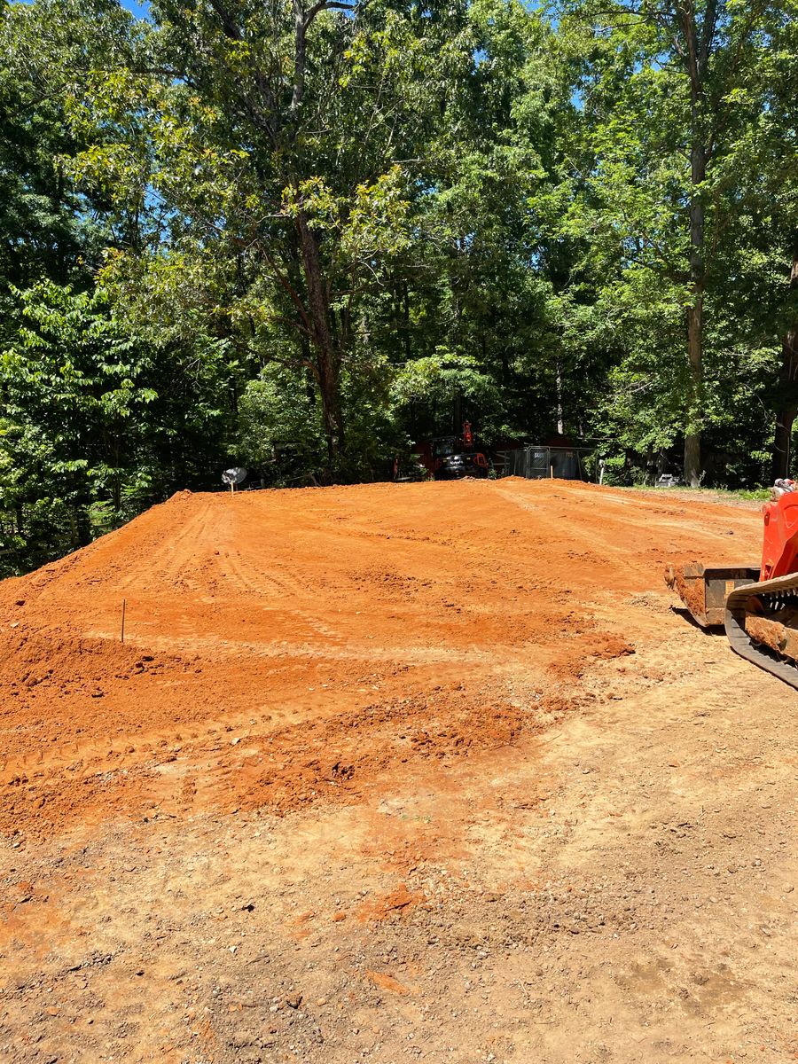 Land Grading for Maness Trucking & Excavation in Lexington, TN