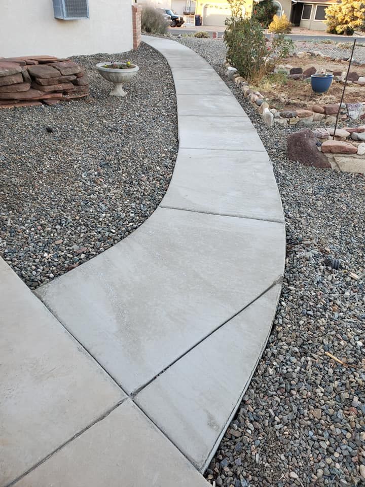 Sidewalk Installation for RGZ Contracting in Prescott Valley, AZ