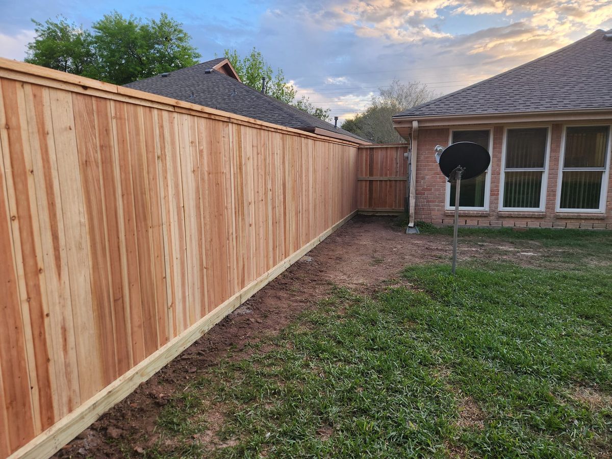 Fence Installation for Right Choice Landscaping LLC in Houston, TX